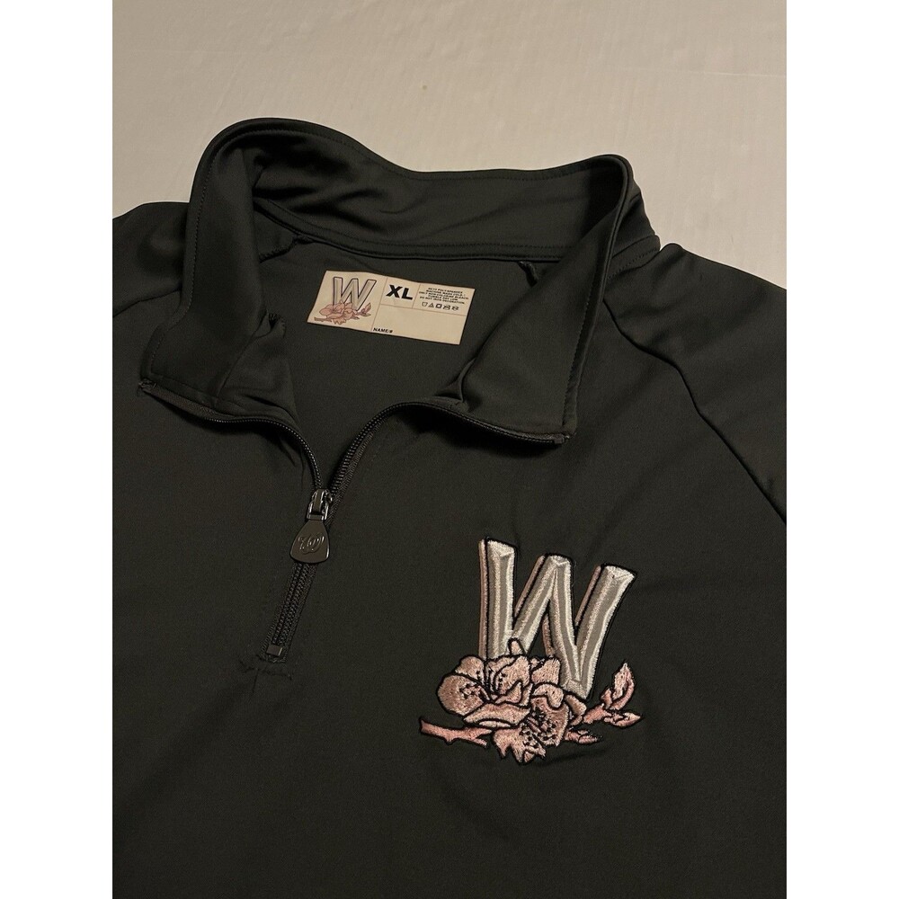 RARE Washington Nationals MLB Season Ticket 1/4 Zip Sweatshirt XL City Cherry DC